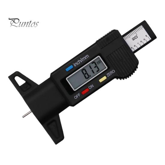 

Цифровой измеритель глубины протектора шин, высокая точность, компактный дизайн, портативный большой экран, легко читаемый измеритель глубины протектора шин для легковых и грузовых автомобилей чёрный