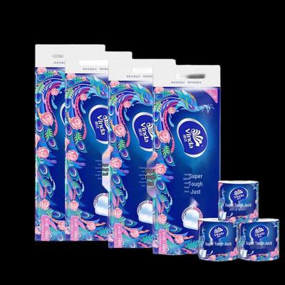 4-Ply Embossed Unscented Toilet Paper Rolls