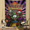Terror Clássico K-Killer Klowns Filme Tapeçaria Colorida Pendurada na Parede Barata Pendurada na Parede Hippie Mandala Boêmio Pendurado na Parede