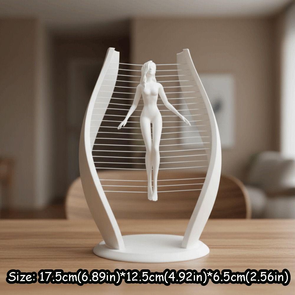 Hot White 3D Beyond Rebirth Ornaments Luxury Modern Suspended Boys Girls Desktop Sculpture Office Bedroom Home Decorations