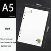 A6 Loose-Leaf Binder Refill: 6-Hole Planner & Budget Notebook Sheets