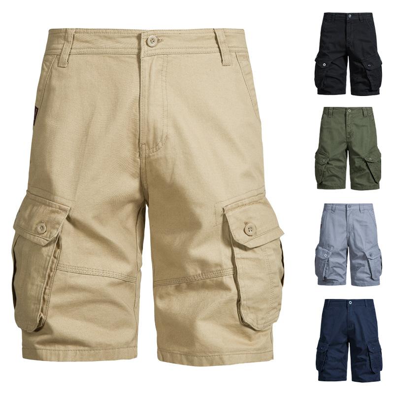 Erkek Bol Kesim Kanvas Kargo Şort