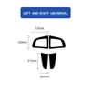 For Mazda3 Axela 2010-2013 Real Carbon Fiber Car Steering Wheel Trim Accessories Interior Sticker