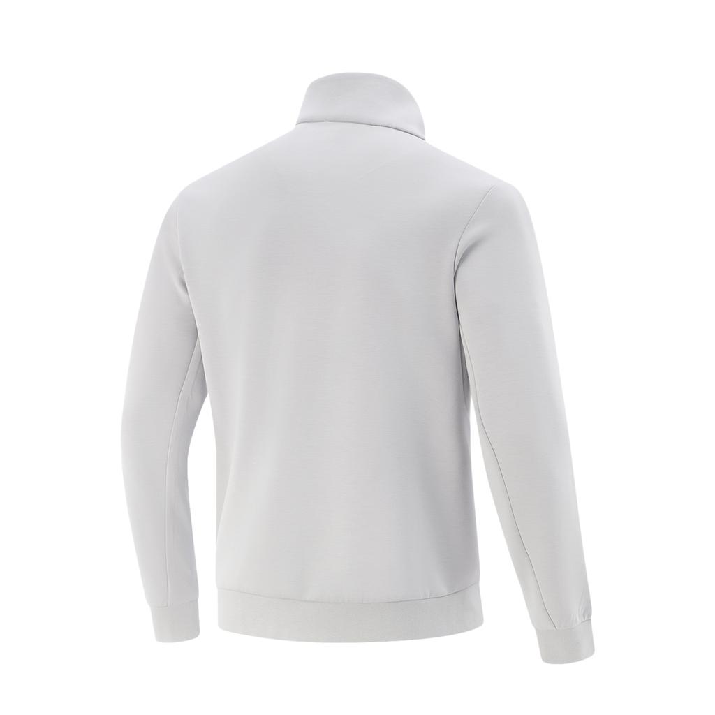 Li Ning Comfortable Casual Simple Versatile Zip Collar Sports Jacket Men Jackets AWDV935-1