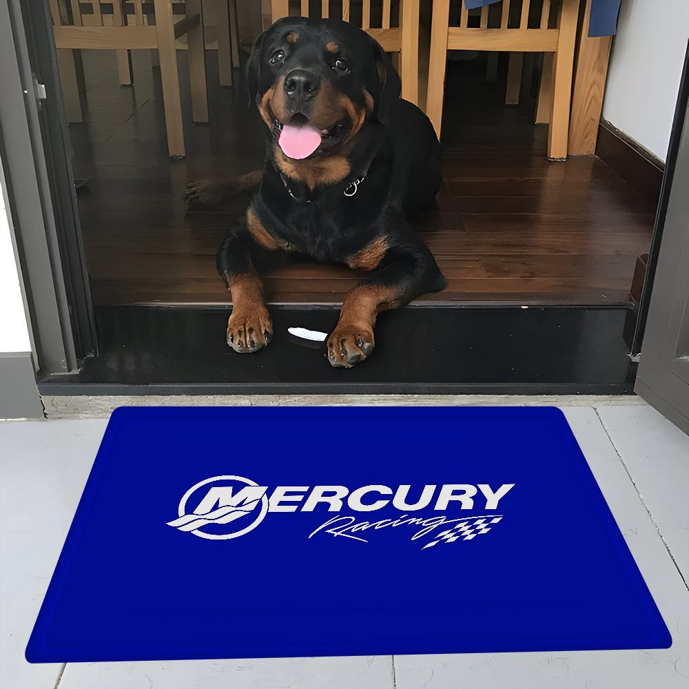 Mercury Racing Door Mat Washable Non-Slip Living Room Sofa Chairs Area Mat Kitchen Welcome Doormat