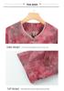 Elegant Spring/Summer Printed Two-Piece Set: Seven-Sleeve Shirt & Pants for Elderly Women