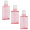 3PCS 100ml Refillable Plastic Empty Pump Bottle Lotion Soap Dispenser Liquid Container for Shampoo