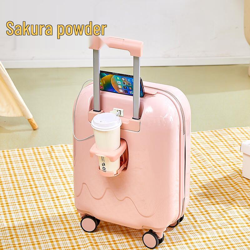 Ice Cream Cartoon Hardshell Travel Luggage