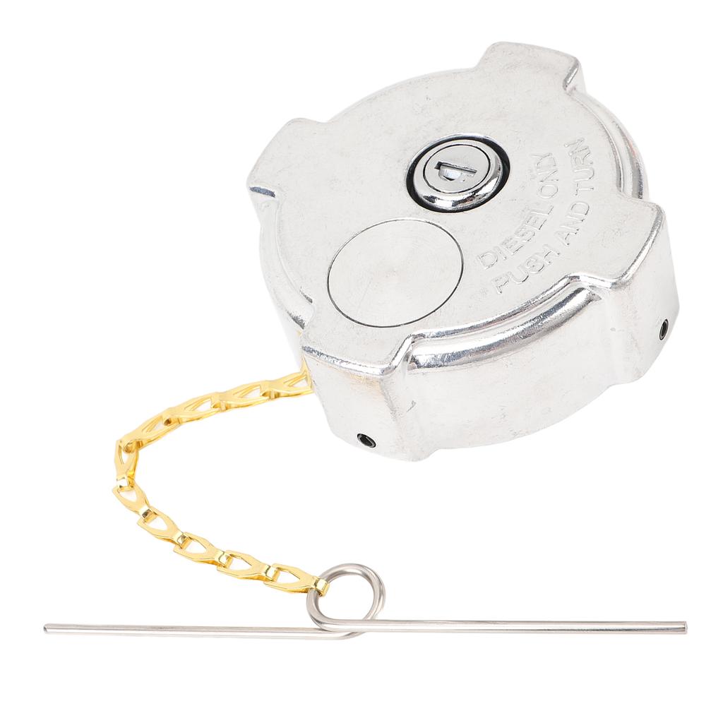 Aluminum Locking Diesel Fuel Cap With Keys 03?37017?002 Replacement for Freightliner Cascadia