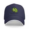 Frog Logo Black Baseball Cap with Green Amphibian Design and White Trim for Outdoor Wear and Casual Style