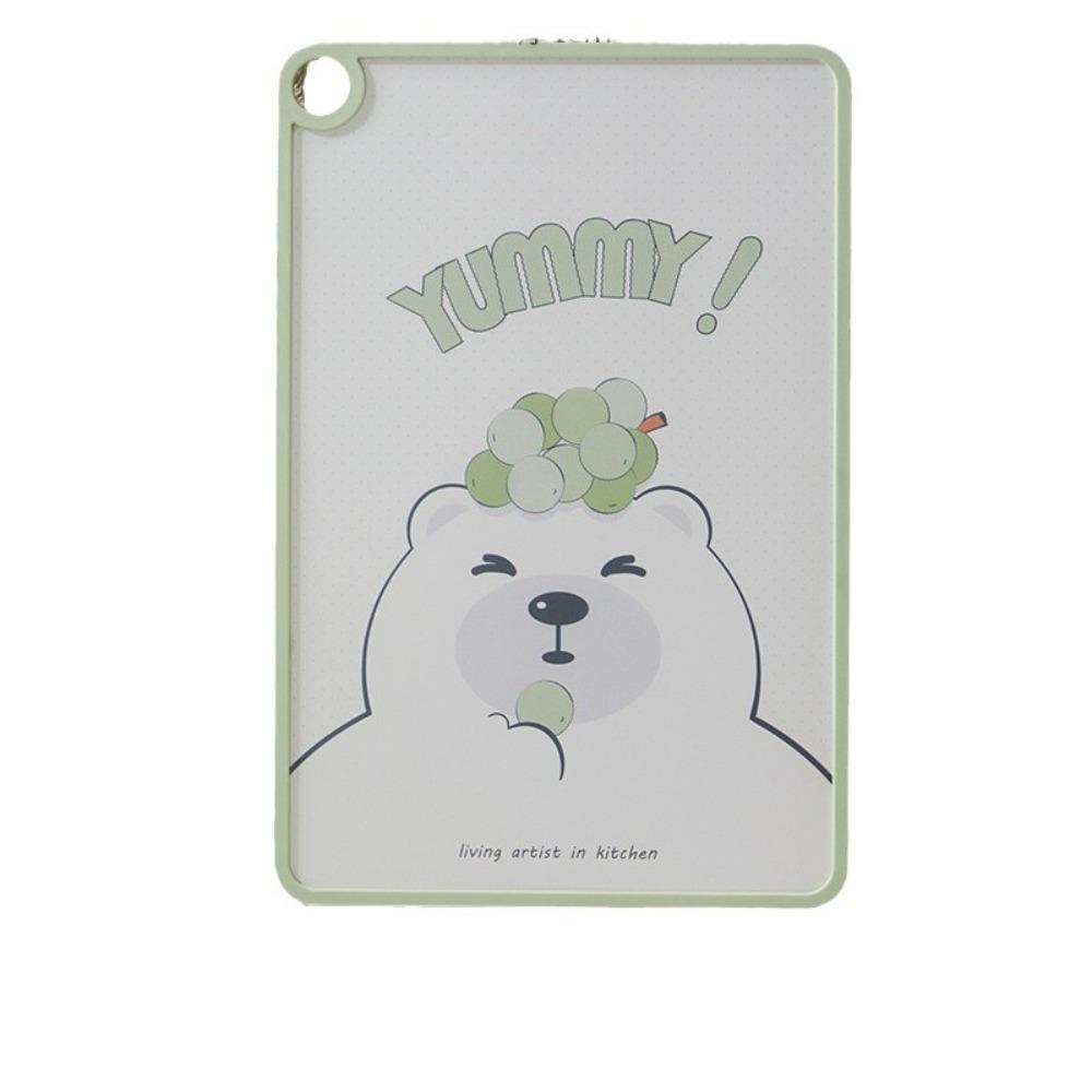 

Food Grade Chopping Board Double-Sided Fruit Chopping Board Kneading Dough Board Dormitory S зелёный