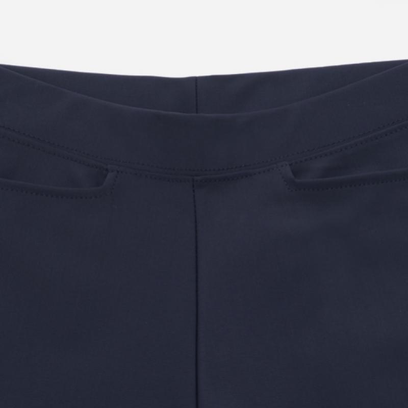 Shop   Women Polyester Simple Stretch Office Banding Slacks Gray Ace Wpt 1051