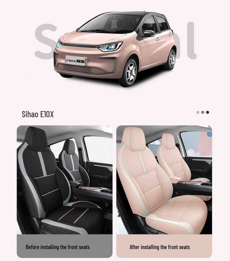 2023 Sihao Fairy e10x Lavendel Vierblättriges Kleeblatt Autositzbezug 200km Edition