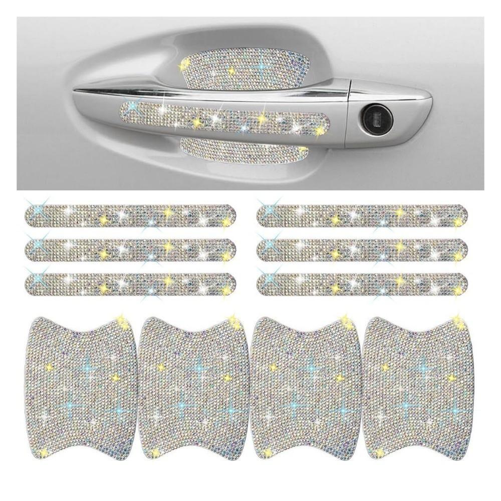 Scratch Resistant Vehicle Door Protector Bling Car Handle Decals  For Auto Accessories
