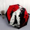 1pc Nightshade Feline Auto Open/Close, Foldable Compact Leisure Umbrella with 8-Rib Shaft, Perfect Gift For Men And Women, Casual Style, Vib