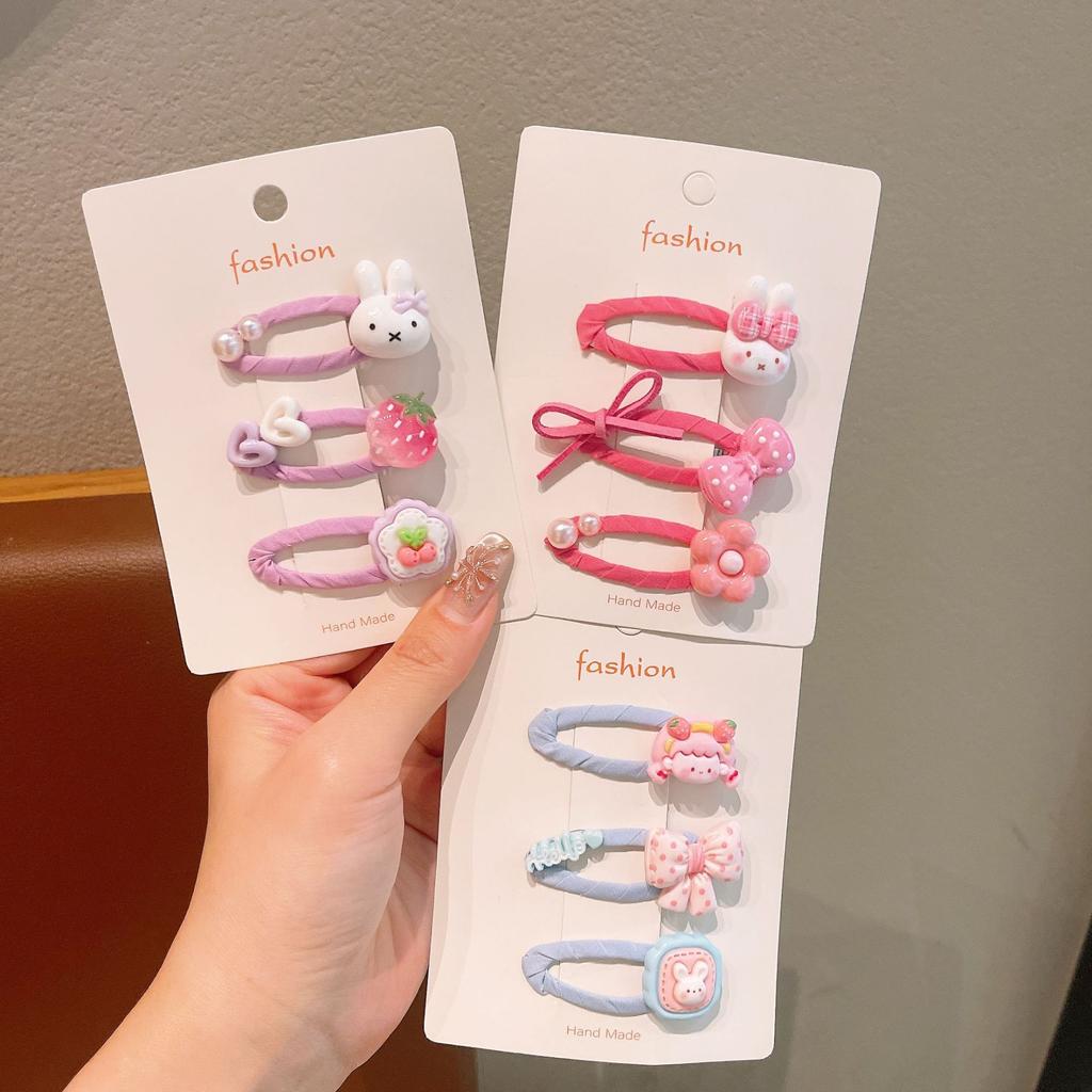 Children'S Bb Clip Cute Cartoon Baby Bangs Hairpin Baby Hairpin Does Not Hurt Hair Infant Hair Accessories Girl Clip