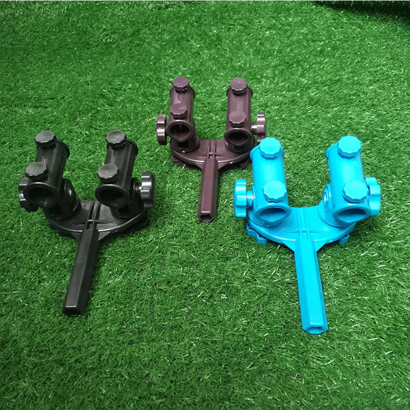 Adjustable Double Rod Holder: Multifunctional Fishing Bracket with Double Heads