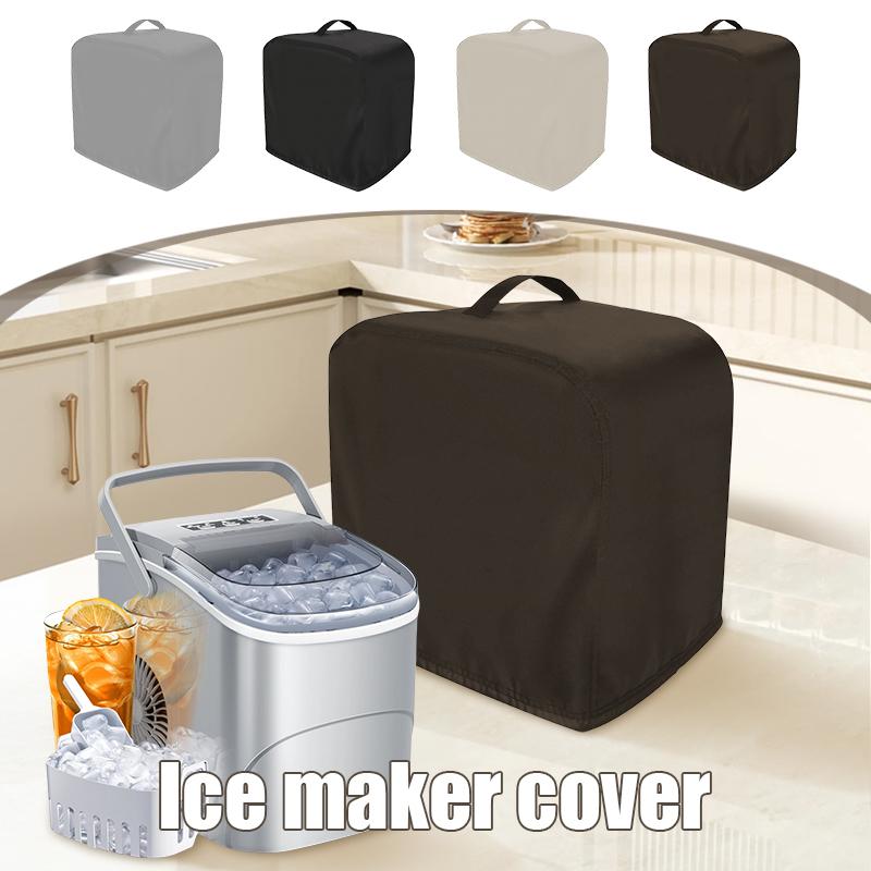 Oxford Ice Machine Cover Waterproof Dustproof Protective Cover Portable Ice Maker Freezer Appliances Home Kitchen Bar Accessorie