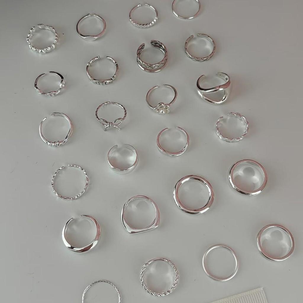 Women's High-End Light Luxury Sterling Silver Ring - Non-Fading, Versatile Index Finger Accessory