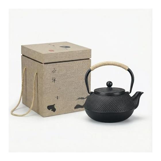 Iron kettle, Nanbu ironware, teapot, IH compatible, iron bottle, kettle, tea strainer included, iron replenishment, open fire possible, traditional