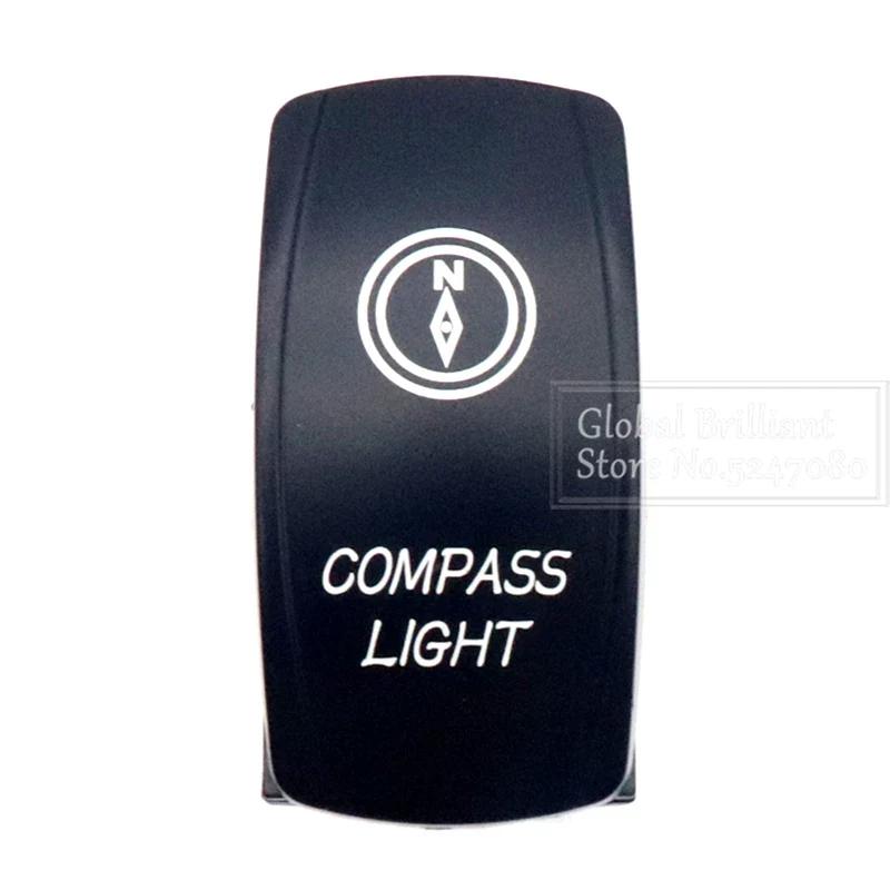 For Car Truck Marine 12V/20A 24V/10A Boat Rocker Switch Toggle 5Pin SPST / 7Pin DPDT ON-Off Switch with LED Light