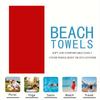 Personalized Beach Towel Custom Name/Logo Text Microfiber Summer Themed Beach Party Towel Thin Absorbent for Swimming Yoga Bath