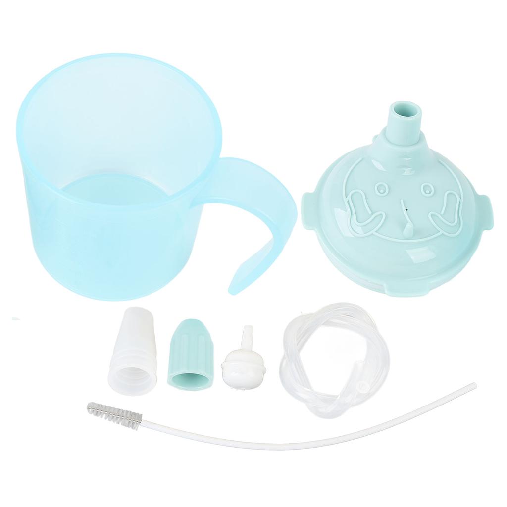 Drikkehjelpemidler Matkopp Kvelningssikker Forlenget Sugerør Væskemater Dysfagi Kopp Blå Grønn