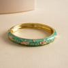 Traditional Vintage Cloisonne Bangle Chinese Women's Hand Bracelet Flower Bangle  Jewelry Gifts