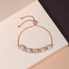 Geometric Zircon Bracelet Light Luxury Temperament Trendy Women's Adjustable