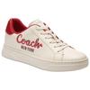 Coach Highline Synthetic Leather Snake Year Limited Round Toe Lace-Up Low-Top Sneakers Women Sneakers Red CZ360-CAH