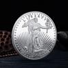 Replica Coin, 1pc American Eagle Golden Plated Coin, Walking Liberty , 1 Oz Replica Toy Souvenirs And Gifts Challenge Coin R