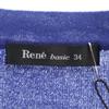 unused Rene basic made in Japan Long sleeve cardigan 34 blue Women Used