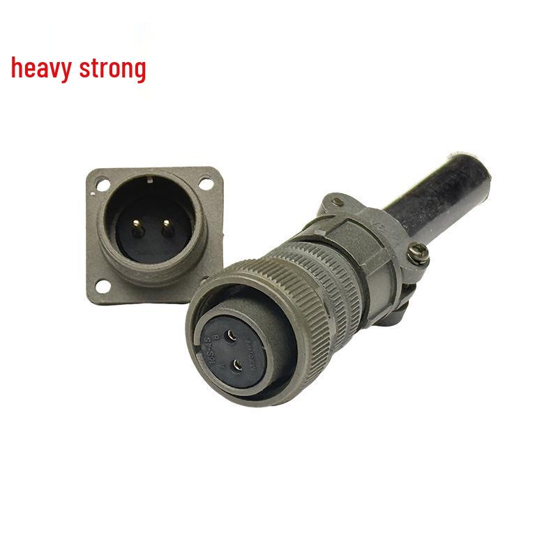 Heavy Duty 2-Pin US Standard Male/Female Connector Plug MS3106A16S-4S Socket MS3102A16S-4P
