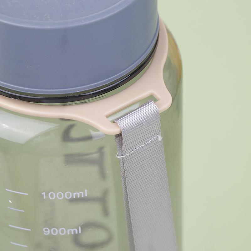 1000Ml Plastic Water Bottle For Outdoor Sports Drinking Portable Sport Tea Coffee Cup Kitchen Tools Kids Water Bottle For School