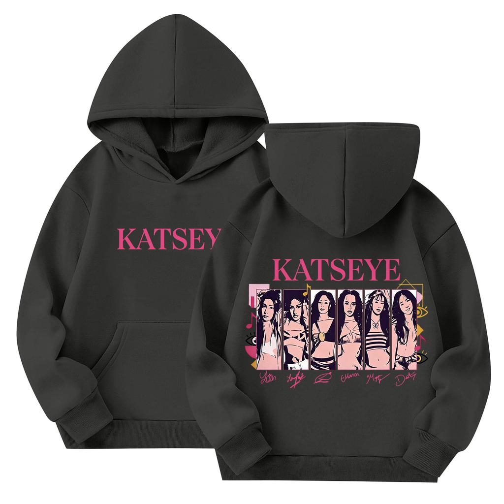 Kids Long Sleeve Pullover Hoodie with Pockets Loose Fit Letter Print Casual Sweatshirt