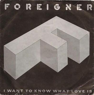 7inch Record FOREIGNER - I Want To Know What Love Is A9596 Atlantic 1984 UK Rock Used