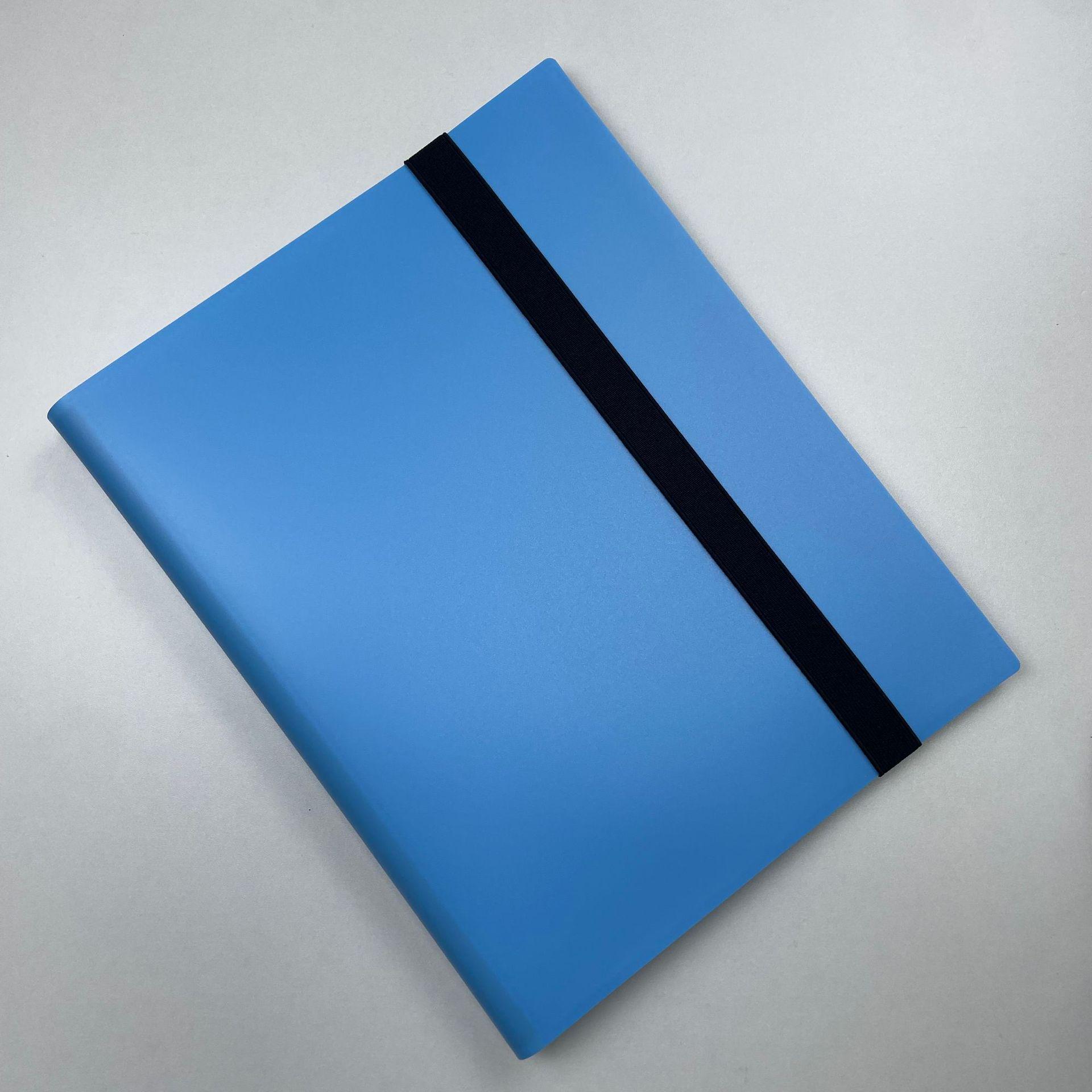 

ПП Альбом для карточек на девять ячеек для Покемонов, визиток и настольных игр - Идеально для хранения карточек и фотографий 360 Slots небесно-голубой