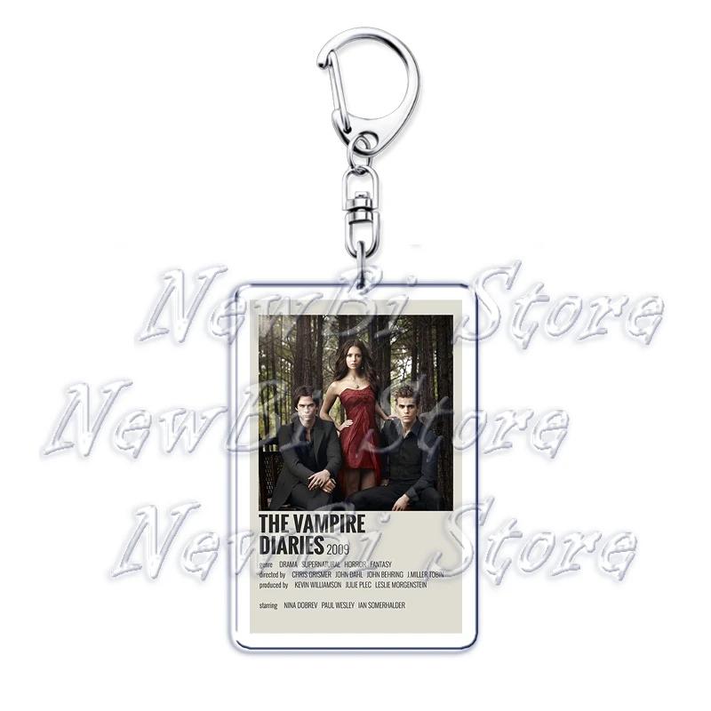 The Vampire Diaries Twilight Keychain for Accessories Damon Stefan Salvatore Elena Bella Swan Edward Cullen Key Chain Keyring