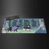 Magic cat Mouse Pad Keyboard Mouse Pad 400*900mm Anime Arcane Mats Gaming Accessories Gamer Carpet Rug Large Desk Mat office