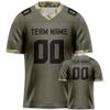 Camiseta de Fútbol Americano Camuflaje Personalizada con Nombre y Número Camuflaje Camiseta de Equipo de Fútbol para Mujeres, Hombres y Niños