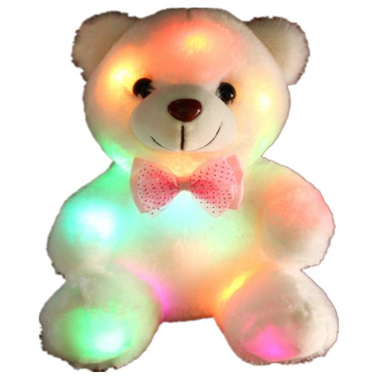 Creative LED Teddy Bear with Bow Tie - Colorful Gift for All