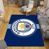 Manchester City Pattern Rug Floor Mat for Living Room or Bedroom Soft and Comfortable Carpet a Gift for Birthday and Holiday.