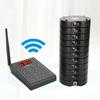668-S Wireless Guest PaginG Queuing System 1 Tastatur Sender+10 Coaster Pager