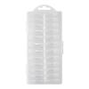 Ultra-Thin Frosted Transparent Nail Tips - Long Pointed, Ballerina, Trapezoid, Almond, No-Grind