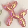 Metallic Color Loose Beads 5pcs DIY Hanging Hole Pendant Jewelry Material Handmade Accessories Creative for Necklace Bracelet Making AB  Beads