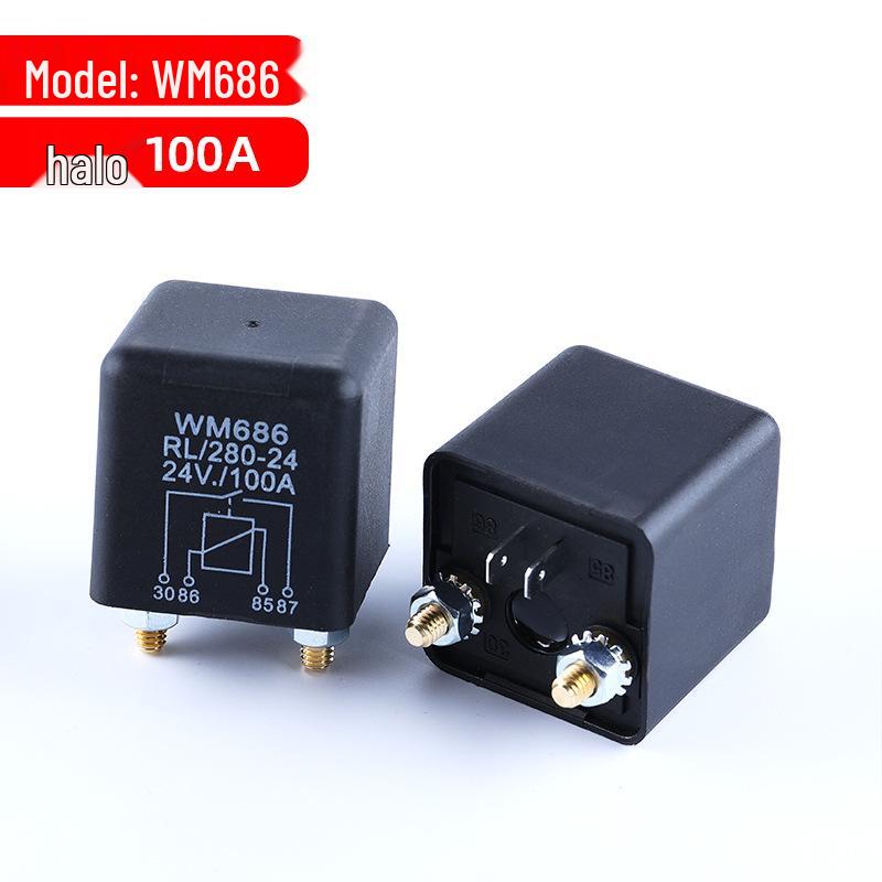 12V/24V Universal Car Starter Relay 100A/200A High Power Normally Open WM686