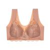 European Lace Front Buckle Plus Size Wireless Push-up Camisole Bra – Sexy Seamless with Beautiful Back Design