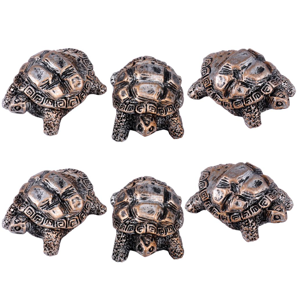 6Pcs Plant Pot Risers Pad Flower Pot Support Feet Bonsai Holders Tortoise/Frog/Dog Style Decorative Planter Elevator Pot Base