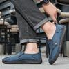 Handmade Leather Casual Shoes All-match Sneakers Men's Loafers Youth Driving Shoes Man Formal Shoes 2025 New Walking Footwear