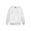 WE11DONE Ss22 Wassergewaschenes Plissiertes Sweatshirt Unisex Sweatshirt Weiß WD-TS1-22-620-U-WH